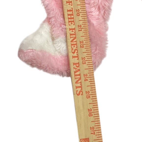 Vintage 80's Wonderalls Pink Fleece Footed Baby Romper - Size 6 mo / 10-15 Lbs - Picture 5 of 8